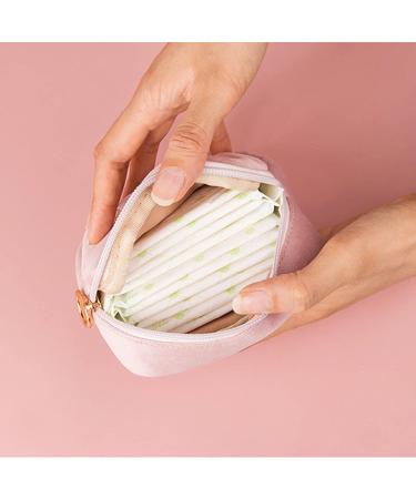 Large Capacity Tampon Bag & Organizer Wallet for Women - Stylish & Versatile Pocket for Tampons Bandages Towels & More - Green - Buy Online on GoSupps.com