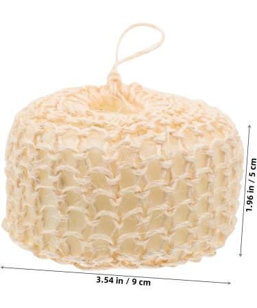 2pcs Sisal Sponge Ball Exfoliator - Shower Bubbles & Body Scrubbers for Glowing Skin - Buy Online on GoSupps.com