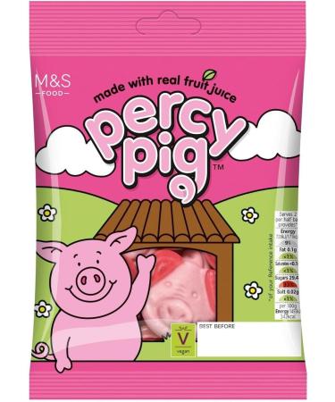 Fruit Gum Sweet Bundle with Percy Pig Fruit Gums 170g x2 and Percy Pig Original Veggie Fruit Gums 170g x2 (4 Pack) - Buy Online on GoSupps.com