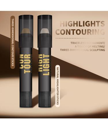 LXZJJM 2-in-1 Blush Stick Highlighting And Grooming Stick Blendable And Buildable Color All Day Wear Blends Perfectly Onto Skin (6950 Dimensional Finishing Stick 22.1g) 6950 Dimensional Finishing Stick 22.1 g (Pack of 1) - Buy Online on GoSupps.com