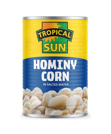 2 x Tropical Sun Hominy Corn (Large White/Mote) 12 x 425g