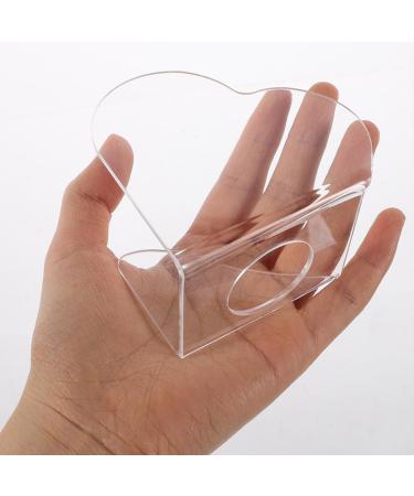  VALICLUD VALICLUD Acrylic Nail Art Palette Heart-Shaped Makeup Mixing Plate Polish Mixing Tray - Buy Online on GoSupps.com