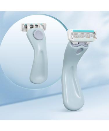 4-Blade Metal Razor Handle for Hassle-Free Shaving | Includes 4 Easy Replacement Cartridges | Ideal for Men & Women - Buy Online on GoSupps.com