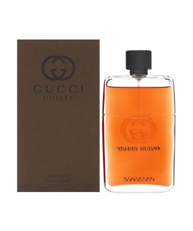 Gucci Guilty Absolute Pour Homme Eau de Parfum Spray 3 OZ. 90 ml. Wood 3 Fl Oz (Pack of 1)