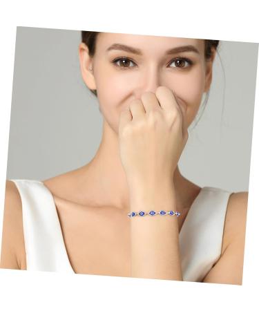 Shop Lurrose Teufel-Augel-ARMBAND Charm Bracelet - Fashionable Pearl & Blue Eye Amulet | Unique Turkish Copper Gift for Women - Buy Online on GoSupps.com