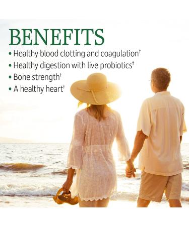 Garden of Life Vitamin K2 K1 Zinc & Vitamin C - Vegan Vitamin Complex for Bone Heart Immune Support & Healthy Digestion - 60 Day Supply - Buy Online on GoSupps.com