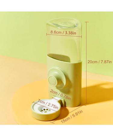 Green Rabbit Water Bottle 600ml - Hanging Water Dispenser for Small Pets - Buy Online on GoSupps.com