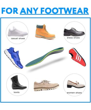 Buy STSVZORR Orthopedic Insoles for Plantar Fasciitis Arch Support & Shock Absorption for Men & Women Flat Feet & Heel Spurs Relief | International Shipping Available - Buy Online on GoSupps.com