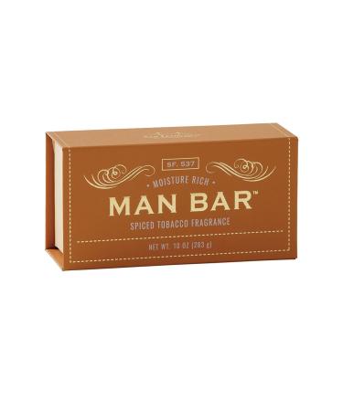San Francisco Soap Company Spiced Tobacco Fragrance Man Bar   Moisture Rich Tobacco 10 Ounce (Pack of 1)