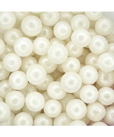 A Pinch Of - Pearls - Glimmer Jumbo Mother of Pearl Cake Topper Sprinkles - 30g Edible Shimmer 7mm Ball Cupcake Decorations - Perfect for Weddings Christenings & Parties - Buy Online on GoSupps.com