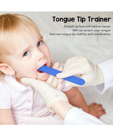 Children's Tongue Tip Exerciser - Safe & Portable Oral Muscle Trainer in Blue - Buy Online on GoSupps.com