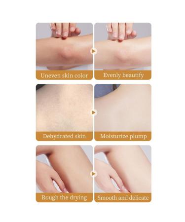 iiniim 300g Natural Body Cream Lightweight Non Greasy Fast Absorbing Lotion for Dry Skin Daily Hydration Moisturizer for Women and Men White One Size One Size White - Buy Online on GoSupps.com