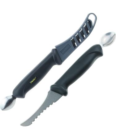 Marttiini Fishing Knife - Full-Tang Martef Coated 3-in-1 Fish Cleaner Knife for Dislocation & Disassembly | International Shipping Available - Buy Online on GoSupps.com