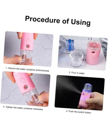 AUTSUPPL 2pcs Spray Hydrating Apparatus Face Cleaner Spa Cleaner Bottle Nano Mist Sprayer Black Plastic - Buy Online on GoSupps.com