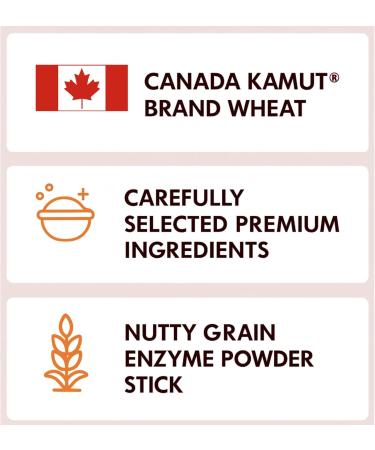 Korean Kamut Premium Wheat Grain Enzyme Powder - Wellcare Enzymes for Women & Men - Easy Cut Sachets for On-The-Go - 2g x 30 Sticks - Buy Online on GoSupps.com
