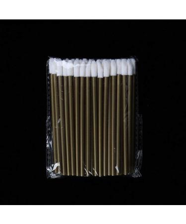 500PCS Disposable Lip Brushes Kits - Gold Lipstick Applicator Wands | Perfect Makeup Tool for Professional & DIY Use - Buy Online on GoSupps.com