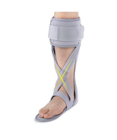 Tairibousy AFO Foot Drop Brace Ankle Foot Orthosis Medical Foot Up Afo Walking with Shoe for Stroke Hemiplegia for Men and Women (Medium-Left) - Buy Online on GoSupps.com