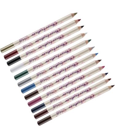 LALADEFIEE 24 Pcs Pencil Eyeshadow Eyeliner Pencil Grey Eyeliner Pencils Green Eyebrow Pencil Blue Eyeliner - Buy Online on GoSupps.com