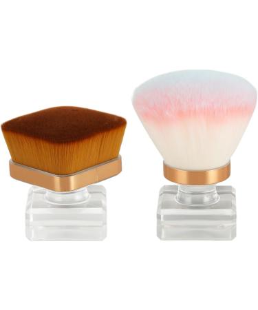 Loose Powder Blush Brush Ergonomic Flat Foundation Brush with Comfortable Grip Makeup Brush - Buy Online on GoSupps.com