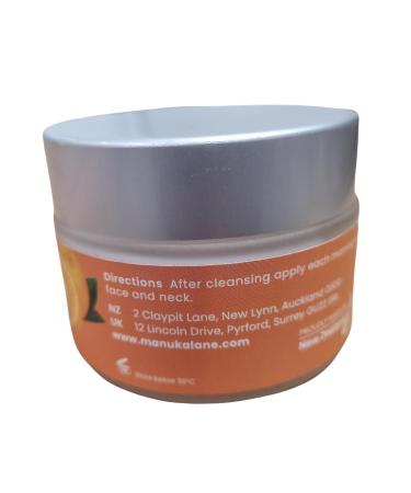 Vitamin C Day Cream for Face & Neck | Chamomile Manuka Honey & Sweet Almond Oil | Anti-Aging Plant-Based Formula - Buy Online on GoSupps.com