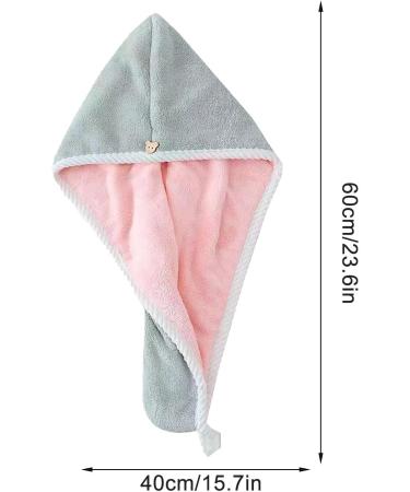 Shop Coral Fleece Quick Drying Hair Towel | Soft & Absorbent Unisex Hair Wrap for Skincare Makeup & Spa - International Shipping - Buy Online on GoSupps.com