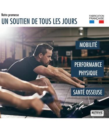 Joint Marine Collagen - Enriched with Manganese & Vitamin C - Hydrolyzed Naticol Collagen Type 1-10 000 mg - Optimal Assimilation - Joint Mobility - Made in France Nutrivie - Buy Online on GoSupps.com