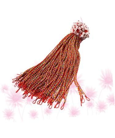 COHEALI Braided Bracelet 100pcs Girls Handmade Braided Bracelets Handcraft Bracelet Red Rope Beaded To Weave Miss - Buy Online on GoSupps.com
