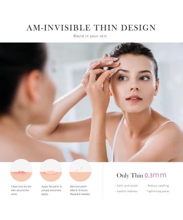 Buy XVXV Pimple Patches - Invisible Hydrocolloid Acne Stickers with Tea Tree & Salicylic Acid | 180 Count 4 Sizes - International Shipping Available - Buy Online on GoSupps.com