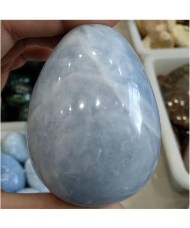 Crystal 1pc 300-340g Natural Blue Crystal Sparkling Blue Celestite polishing Stones Stone Collection - Buy Online on GoSupps.com