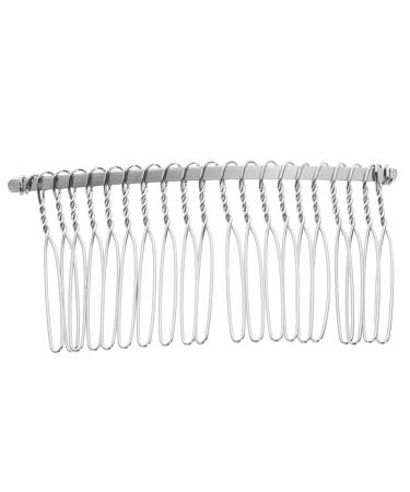 Mikinona 20 Black Metal Bridal Veil Comb Wire Hair Side Combs Metal Side Combs for Women Bridal Hair Comb Metal Hair Clips for Women Wedding Bridal Hair Accessories Chic Guangdong Bride