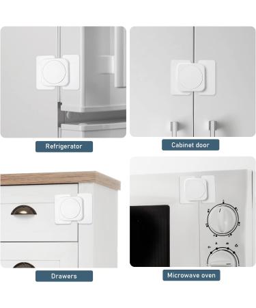 Vicloon Child Safety Locks - 10Pcs Baby Proofing Cabinet Strap Locks for Kitchen Cabinets and Drawers - No Tools or Drilling Required - Buy Online on GoSupps.com