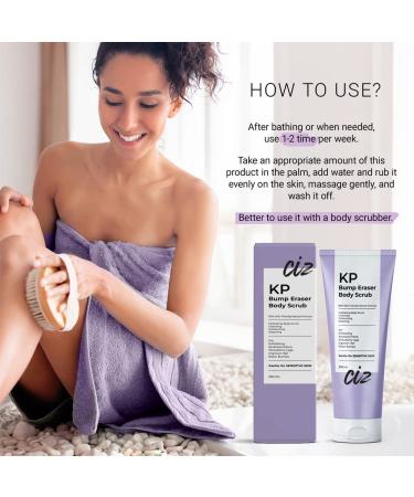 KP Bump Eraser Body Scrub: Exfoliating Keratosis Pilaris Strawberry Skin Treatment - Smooths Rough Bumpy Dry Skin on Arms Legs Buttocks - KP Scrub Wash Helps Reduce Ingrown Hair Bumps 8 Ounce (Pack of 1) - Buy Online on GoSupps.com