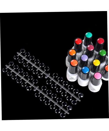 minkissy 16 Sets Nail Display Board Nail Tip Color Board Nail Art Sample Display Nail Polish Sample Sticks Nail Art Color Display Nail Sticks Plastic Display Card Manicure 3d - Buy Online on GoSupps.com