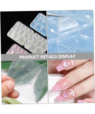 Beatifufu 30 Sheets Sticker Tabs Sticker Labels Nail Tabs Nail Glue Stickers for Press on Nails Nail Tape for Press on Nails Press on Nails Stickers Silica Gel False Nails Manicure - Buy Online on GoSupps.com