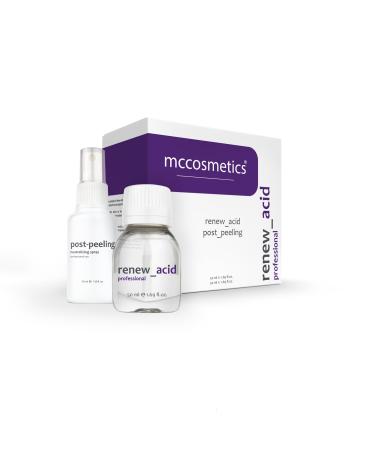MCCosmetics NY | Renew Acid Pack with Post-Peel Neutralizing Spray | Pyruvic Acid 20% & Phytic Acid 5% | 50ml | Professional-Grade Skincare