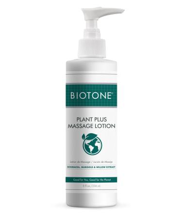 Plant Plus Massage Lotion- Eco-conscious Earth-loving Oils Plant-based Ingredients Kind to the Planet Versatile for all Modalities Customizable Smooth Silky Application Optimum Glide. (8 Fl Oz)