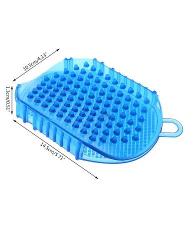 Buy Random Color Soft Silicone Massage Peeling Gloves - Body & Foot Brush for Exfoliation | International Shipping Available - Buy Online on GoSupps.com