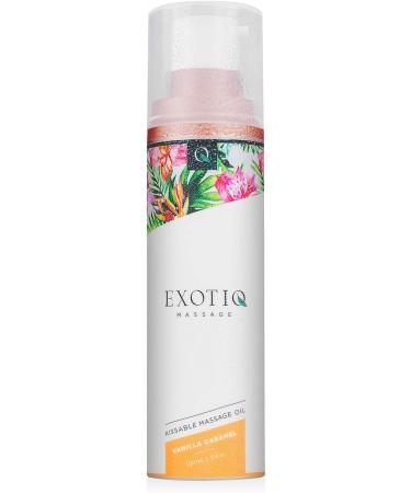 Exotiq Kissable Massage Oil - Vanilla Caramel 100ml | Shop Internationally for Sensual Elegance - Buy Online on GoSupps.com