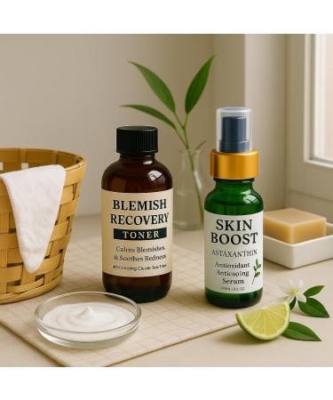 Nature Skin Shop Blemish Recovery Toner with Tea Tree & CICA - 4.5 Ounces - Facial Tonic for Acne Prone Oily & Sensitive Skin - Calms Redness & Soothes Post-Blemish Irritation - Alcohol-Free - Buy Online on GoSupps.com