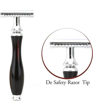 JAG Shaving Razor Set | Double Edge Razor with Leather Case | Perfect for Brush & Travel - International Shipping Available - Buy Online on GoSupps.com