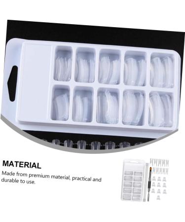 DOITOOL 2 Sets Nail Set Nail Forms Salon Nail Gel Manicure Kit Diy Nail Forms Nail Tips Clips Nails Kits Manicure Accessory Kit De Manicura Nail Clips Tool Abs Finger Clip - Buy Online on GoSupps.com