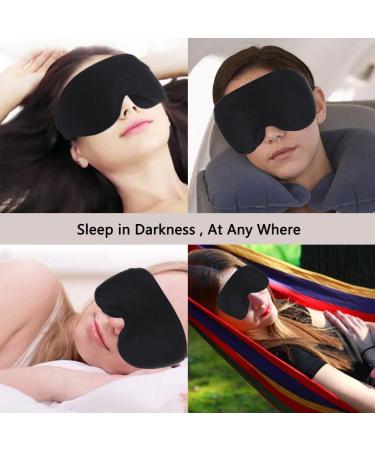 3D Contoured Eye Mask for Lash Extensions | Deep Pockets Design | Soft Memory Foam | Adjustable Headband Strap | Black - Buy Online on GoSupps.com