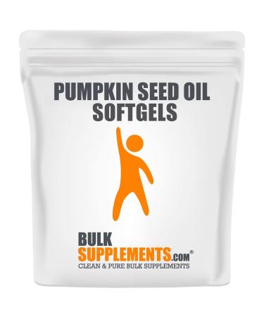 BulkSupplements.com Pumpkin Seed Oil 1000mg Softgel - Pumpkin Seed Extract - Hair Oil Capsules - Pumpkin Seed Oil for Hair Support - Pumpkin Seed Oil Capsules (300 Count - 150 Servings) 300 Count (Pack of 1)