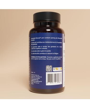 NaturAvignon Morosil 400 | Bruleur de graisse puissant | Perte de Poids Rapide et Efficace | Coupe faim | Morosil perte de poids Guarana Th Vert Caroube | 90 g lules minceur efficace - Buy Online on GoSupps.com