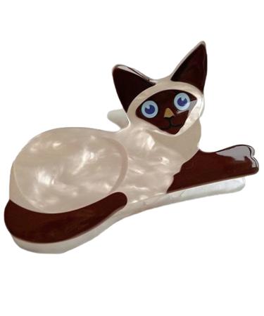 AJOIDR Cartoon Cats/Dogs Shape Hair Claw Braids Ponytail Woman Skincare Hair Clip Woman Elegant Wedding Party Styling Hair Claw