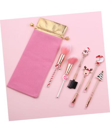 ABOOFAN 7 Christmas Cosmetic Brush Cosmetic Makeup Eyeliner Santa Suit Santa Accessories Concealer Brush Eyeshadow Powder Brush Multifunctional Brush Unique Elder - Buy Online on GoSupps.com