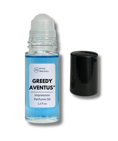 Cologne Oil for Men - Roll on Body Perfume Long Lasting Scent Travel Size Oil Based Parfum Type Fragrance in Sleek Glass Bottle for Man 1.2 Oz (35 ml CreedAventus-Type) 1.2 Fl Oz (Pack of 1) CreedAventus-Type