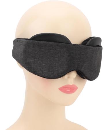 Memory Cotton 3D Contoured Cup Eye Patch for Headache Relief Light Blocking with Storage Bag Ideal for Meditation Yoga Travel - Buy Online on GoSupps.com