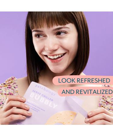 Patchology Brightening Gel Face Mask with Resveratrol and Niacinamide Bubbly - Hydrogel Face Mask - Buy Online on GoSupps.com