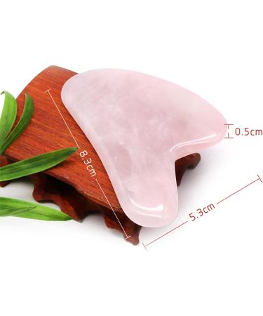 Faux Jade Scraping Board - Anti-Wrinkle Body & Facial Massage Tool | Pink SPA Beauty Care - Buy Online on GoSupps.com